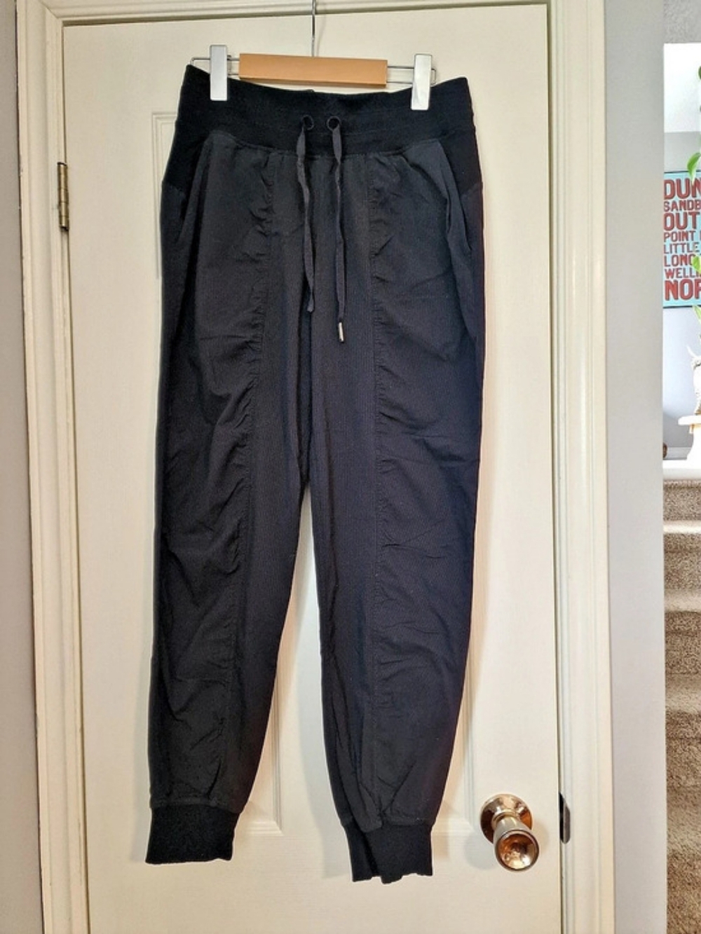 lululemon Dance Studio Jogger Black Joggers Waist 6
